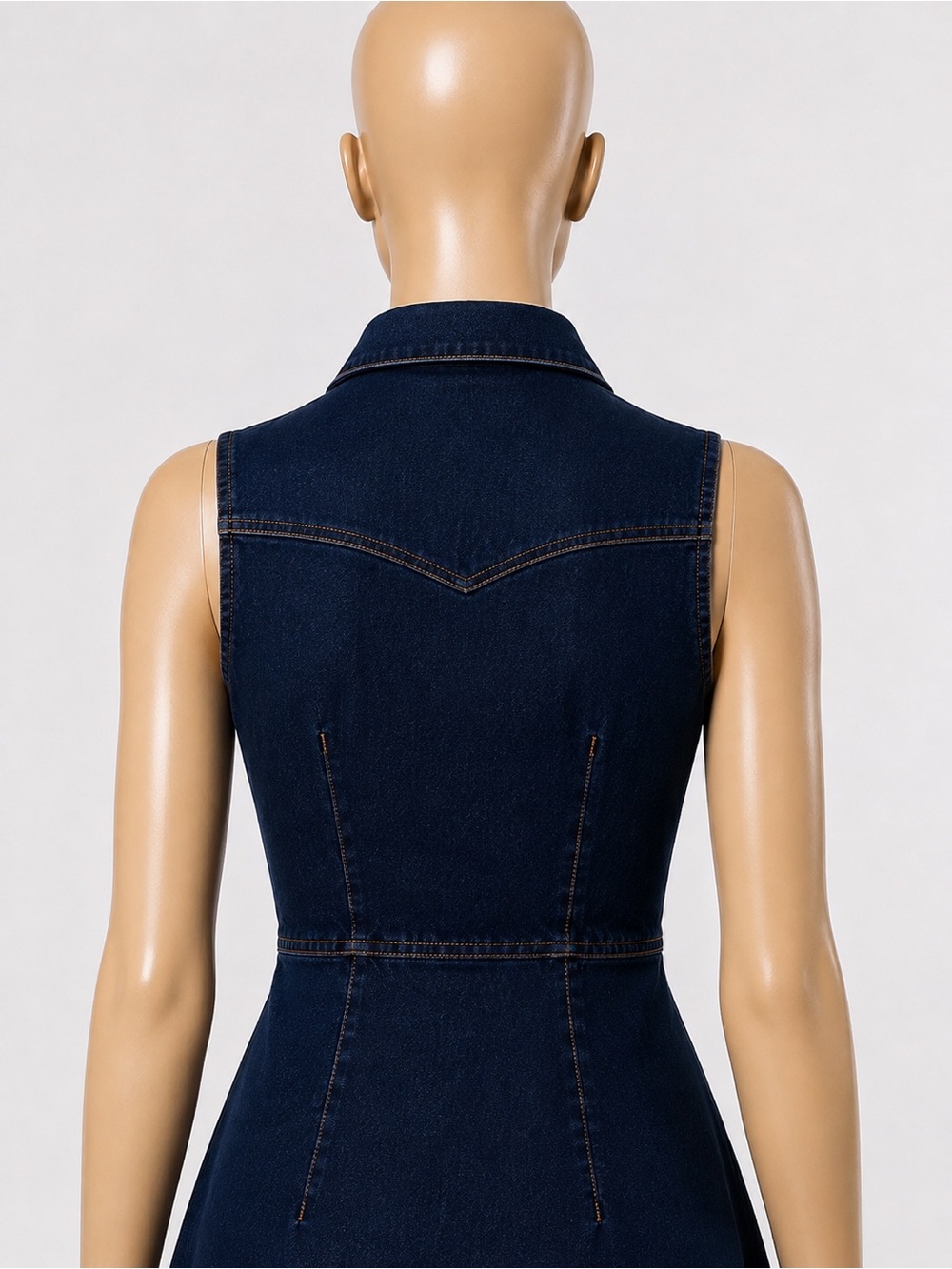 Mango Vicky Denim Button Front Dress - Picture 13 of 15